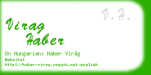 virag haber business card
